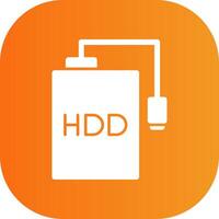 Hdd Colorful Icon Icon vector