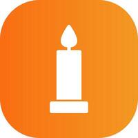 Candle Colorful Icon Icon vector