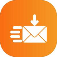 Recieve Colorful Icon Icon vector