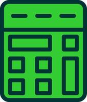 Calculator Colorful Icon Icon vector