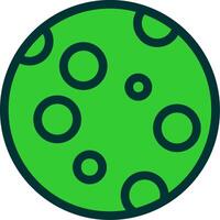 Moon Colorful Icon Icon vector