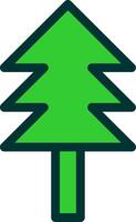 Trees Colorful Icon Icon vector