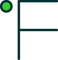 Fahrenheit Colorful Icon Icon vector
