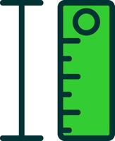 Ruler Colorful Icon Icon vector