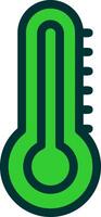 Thermometer Colorful Icon Icon vector