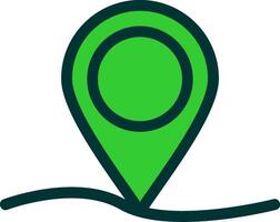 Location Colorful Icon Icon vector