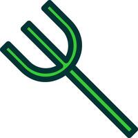 Fork Colorful Icon Icon vector
