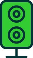 Speaker Colorful Icon Icon vector