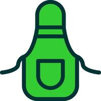 Apron Colorful Icon Icon vector