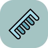 Comb Colorful Icon Icon vector