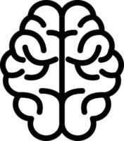 Brain Colorful Icon Icon vector