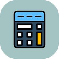 Calculator Colorful Icon Icon vector