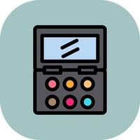 Eye Shadow Colorful Icon Icon vector