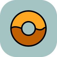 Donut Colorful Icon Icon vector