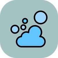 Foam Colorful Icon Icon vector