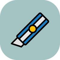 Cutter Colorful Icon Icon vector