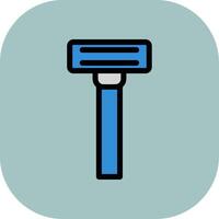 Razor Colorful Icon Icon vector