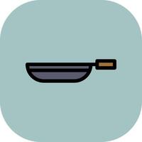 Pan Colorful Icon Icon vector