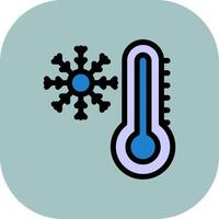 Temperature Colorful Icon Icon vector