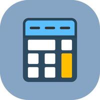 Calculator Colorful Icon Icon vector