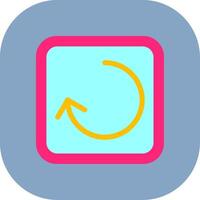 Reload Colorful Icon Icon vector