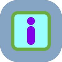 Info Colorful Icon Icon vector