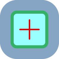 Plus Colorful Icon Icon vector