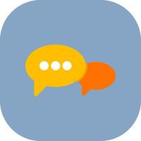 Chat Colorful Icon Icon vector