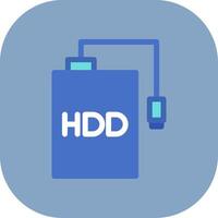 Hdd Colorful Icon Icon vector