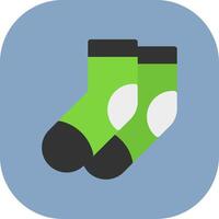 Socks Colorful Icon Icon vector