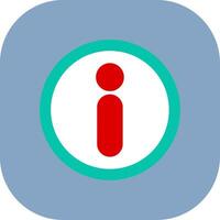 Information Colorful Icon Icon vector