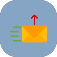 Send Colorful Icon Icon vector