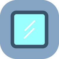 Mirror Colorful Icon Icon vector