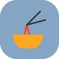Noodles Colorful Icon vector