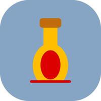 Oil Bottle Colorful Icon Icon vector
