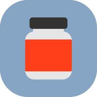 Jar Colorful Icon Icon vector