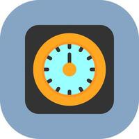 Time Colorful Icon Icon vector