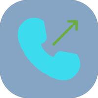 Phone Call Colorful Icon Icon vector