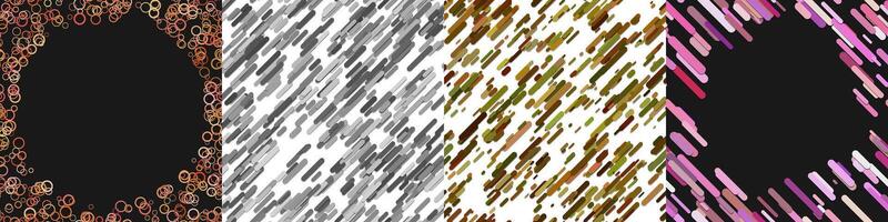 Abstract geometric background collection vector