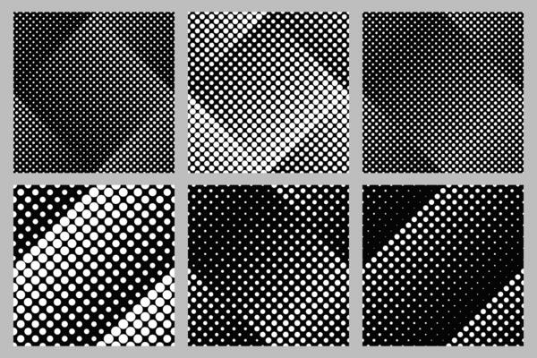 Abstract geometrical dot pattern background design set