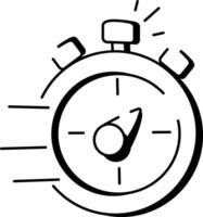 A sketchy icon of quick response vector