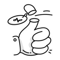 Best price icon in drawing style vector