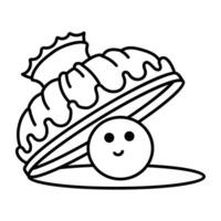 WebOpera garnier icon in doodle style vector