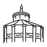 WebFolie mericourt icon in drawing style vector