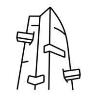 WebMontparnasse icon in drawing style vector