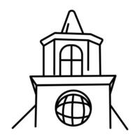 WebA sketchy icon of cades church vector
