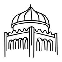 WebA sketchy icon of parc montsouris vector