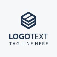 Box Link Logo Design vector