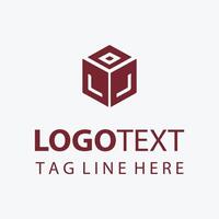 Box Dimension Logo vector