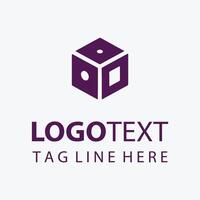 Cube Link Logo vector